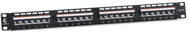 Изображение товара Патч-панель Cabeus PLAN-24-Cat.5e-Dual IDC 24 порта Ethernet