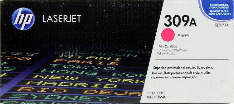 

Картридж HP Q2673A для CLJ 3500, пурпурный, 4000 страниц, Q2673A