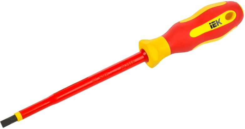 

Отвертка IEK A2L5-SC30-T2-SL-65-150 ARMA2L 5 диэлектрическая SL6,5х150 Т2, A2L5-SC30-T2-SL-65-150
