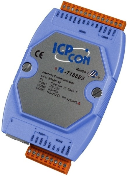 Изображение товара Контроллер ICP DAS I-7188EXD CR для автоматизации процессов