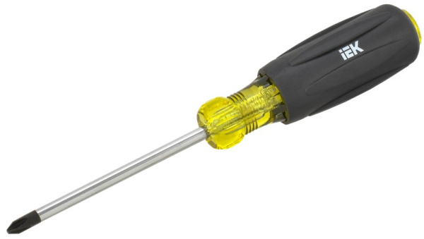 Изображение товара Отвертка IEK A2L5-SC10-T3-PH-20-100 с магнитным наконечником и стальной насадкой