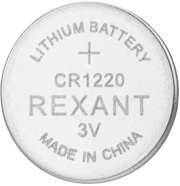 

Батарейка Rexant 39-1102 литиевая CR1220 3В блистер 5 шт., 39-1102