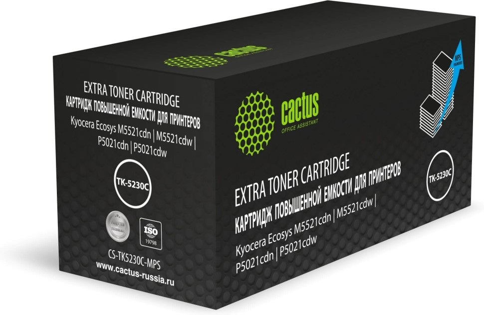 

Картридж Cactus CS-TK5230C-MPS лазерный голубой (4400стр.) для Kyocera Ecosys M5521cdn/M5521cdw/P5021cdn/P5021cdw с чипом, CS-TK5230C-MPS