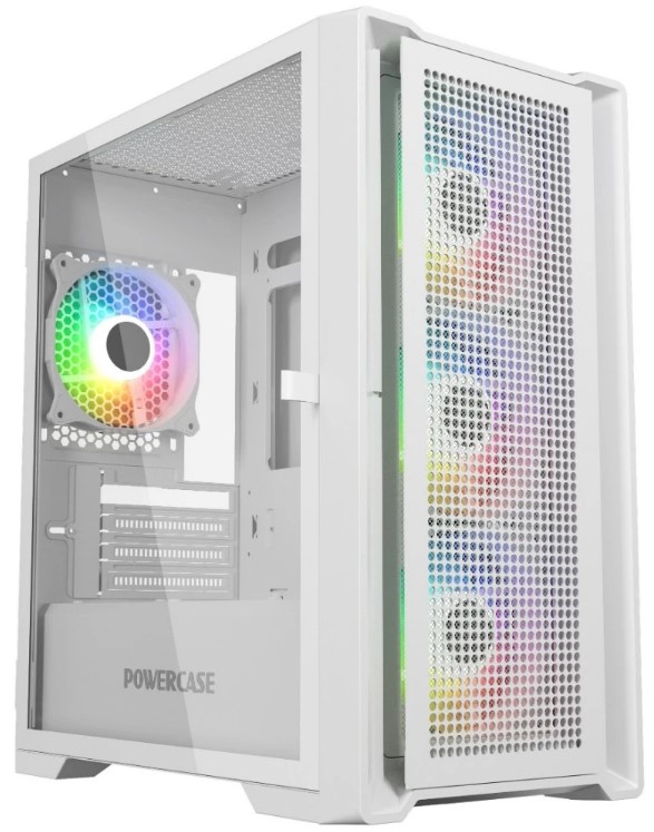 

Корпус mATX Powercase Alisio Micro X4W V2 LE CAMCXW-A4-LE без БП, боковая панель из закалённого стекла, 2*USB 2.0, USB 3.0, Alisio Micro X4W V2 LE