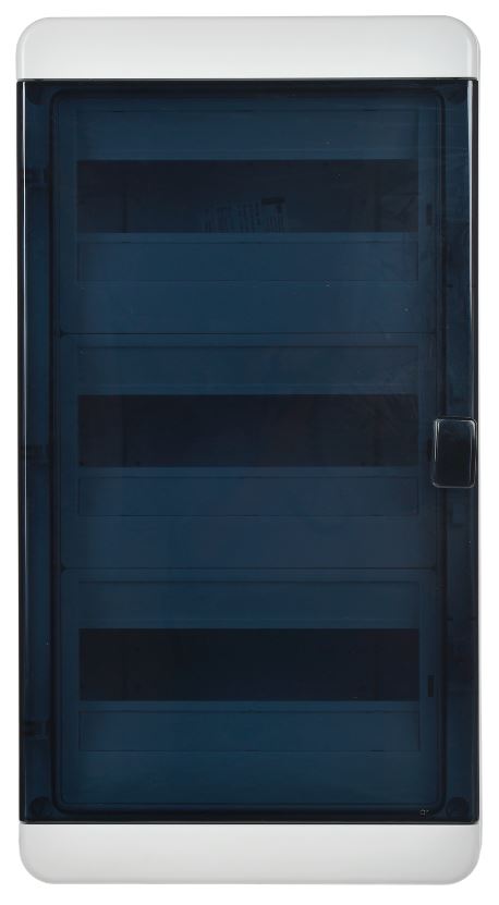 

Бокс IEK TF5-KP72-N-36-65-K03-K02 TEKFOR пластиковый КМПн-36 IP65 черная прозрачная дверь, TF5-KP72-N-36-65-K03-K02