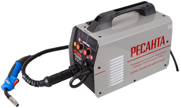 Изображение товара Сварочный полуавтомат Ресанта САИПА-165 Евро рукав MIG MAG MMA