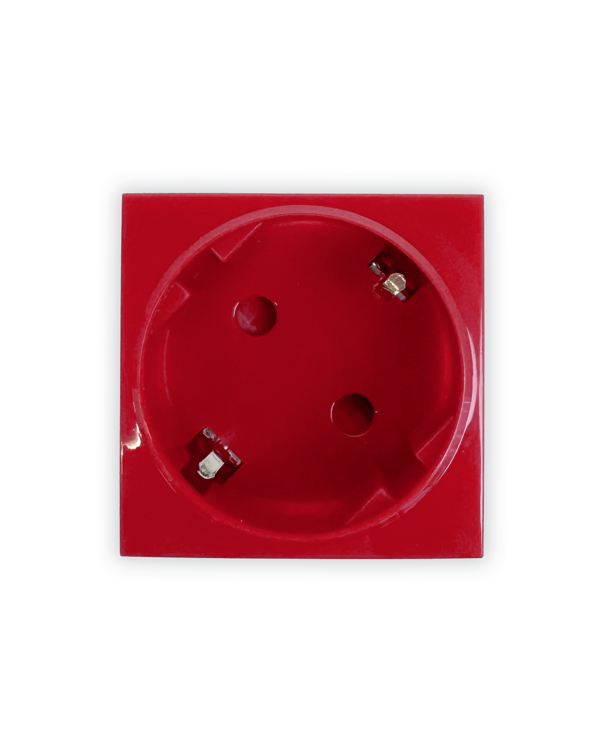 

Розетка Filum FL-PWS-1P-RD 2К+З нем.стд., 45х45 мм (mosaic), 2 модуля, красная, FL-PWS-1P-RD