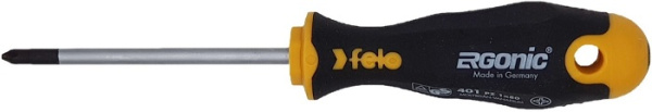 Изображение товара Отвертка Felo крестовая PZ 1х80 с эргономичной рукояткой и стержнем из стали
