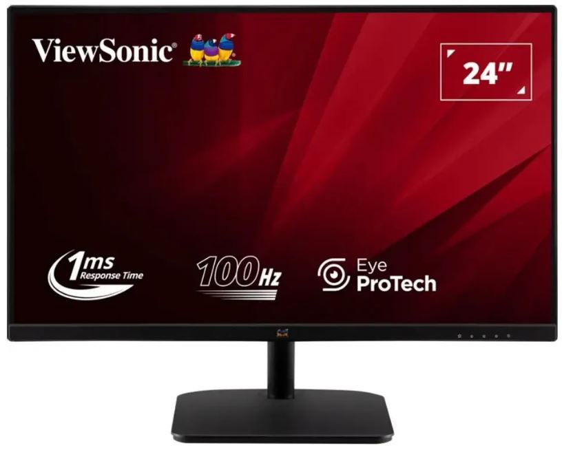 

Монитор 23,8" Viewsonic VA2432-MHD-3 1920*1080, IPS, 16:9, 400cd, 1500:1, 1ms, 178гр/178гр, HDMI, DP, VGA,, 100Hz, VA2432-MHD-3
