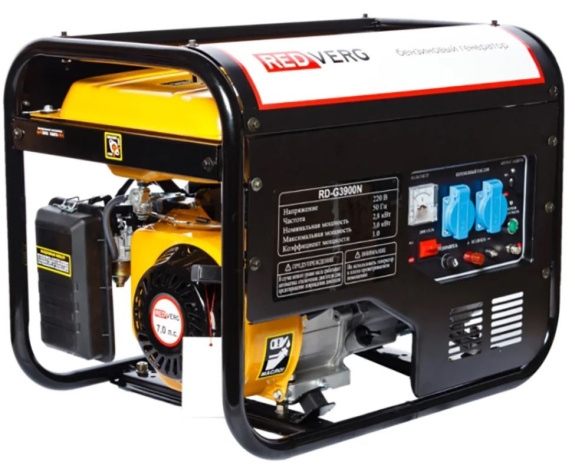 Изображение товара Генератор бензиновый REDVERG RD-G3900N
