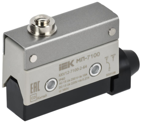 Изображение товара Микропереключатель концевой IEK KKV12-7100-2-64