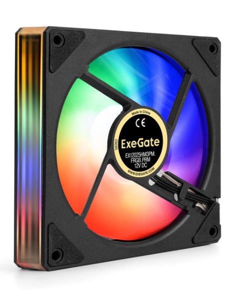 

Вентилятор для корпуса Exegate EX12025HM3PM.FRGB.PRM EX299564RUS 120mm, 1200rpm, 24dBa, EX12025HM3PM.FRGB.PRM