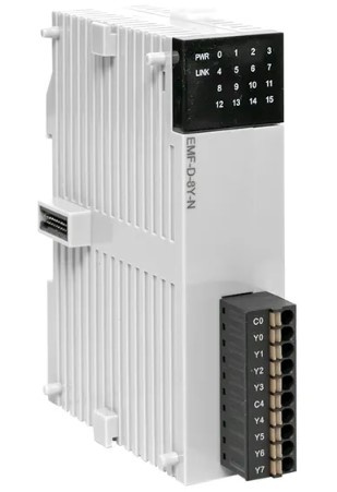 Изображение товара Модуль EKF EMF-D-8Y-N для электросетей 8 выходов монтаж на DIN-рейку