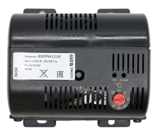 Изображение товара Обогреватель с вентилятором DKC R5FPH1210 мощностью 1200 Вт IP20