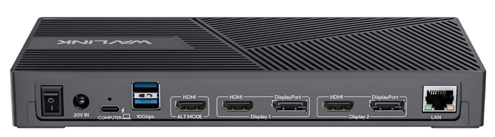 

Док-станция WAVLINK WL-UG69PD25 Pro USB-C Triple Display 4K 60Hz Universal/100W PowerDelivery Include 20V/8A Power Adapter/4xUSB3.0/3xUSB C/2xDP 4K 60, WL-UG69PD25 Pro