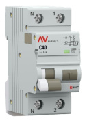 фото Автомат EKF rcbo10-1pn-40C-100-ac-av