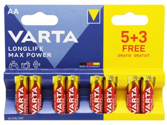 Батарейка Varta LONGLIFE MAX POWER