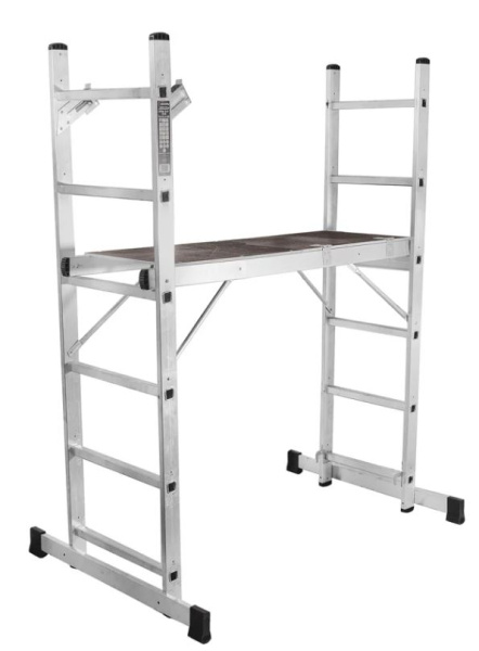 Изображение товара Лестница-помост Вихрь 73/5/1/25 алюминиевая складная 2 секции высота 1.2м