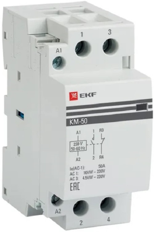 

Контактор EKF km-2-50-11 КМ 50А NО+NC (2 мод.), km-2-50-11