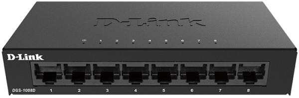 Изображение товара Коммутатор D-link DGS-1008D/K2A