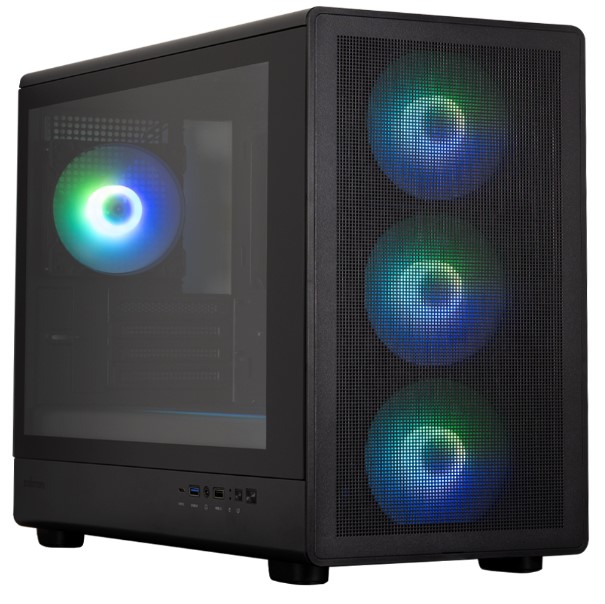 

Корпус mATX Zalman M5 Black без БП, боковая панель из закалённого стекла, USB 2.0, USB 3.0, USB Type-C, M5 Black
