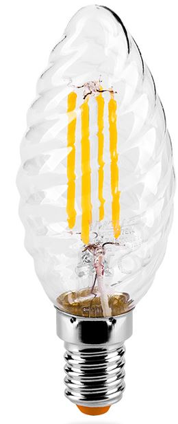 

Лампа светодиодная WOLTA 25SCTFT5E14 FILAMENT 5Вт 4000K Е14, 25SCTFT5E14