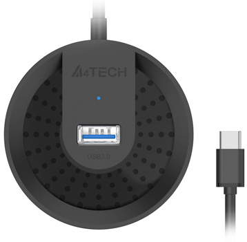 Изображение товара USB разветвитель A4Tech HUB-30C 4 порта для мыши клавиатуры и устройств