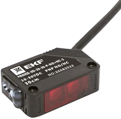 Изображение товара Бесконтактный оптический датчик EKF PROXIS-3D-20-30-P-NO+NC-2