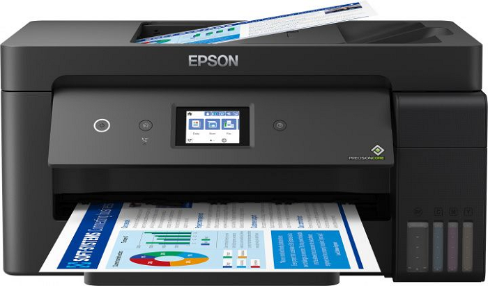 

МФУ Epson L14150 C11CH96404 A3 Duplex Net WiFi USB RJ-45 черный, EcoTank L14150
