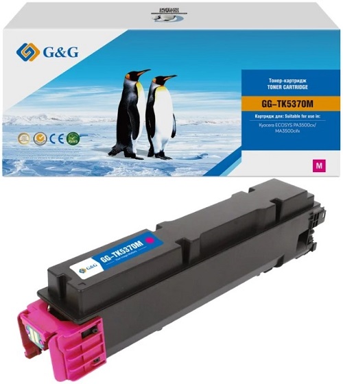 

Картридж лазерный G&G TK-5370M пурпурный (5000стр.) для Kyocera ECOSYS PA3500cx/MA3500cifx, TK-5370M
