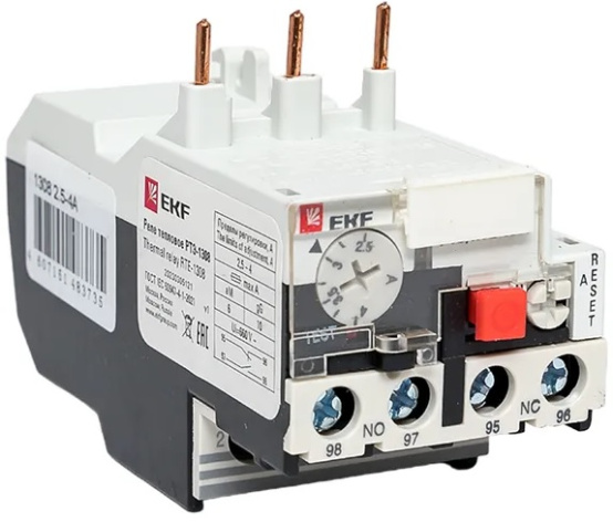 Изображение товара Тепловое реле EKF rel-1308-2.5-4 защита электродвигателей