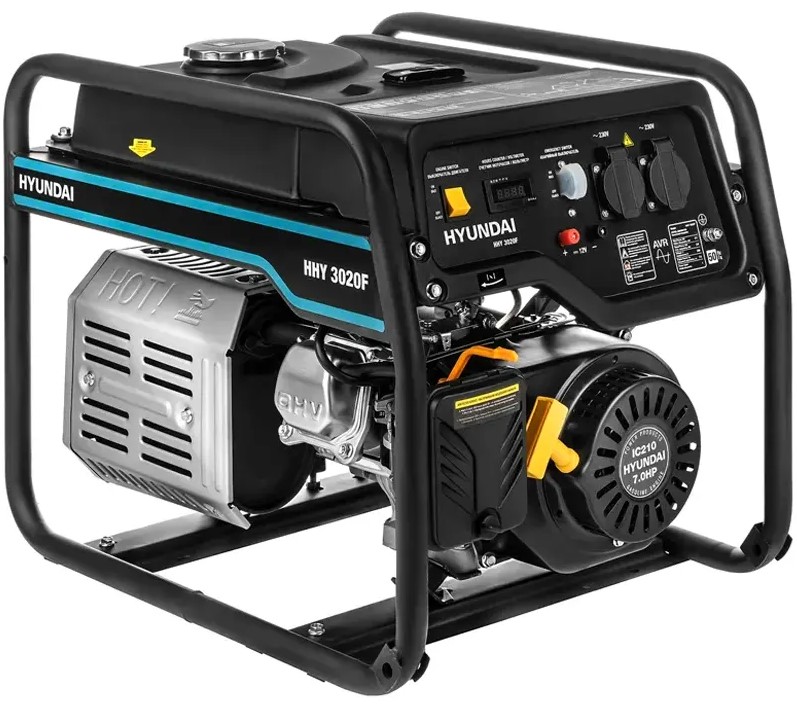 

Генератор бензиновый Hyundai HHY 3020F 2.8 квт, HHY 3020F