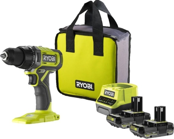 Изображение товара Дрель - шуруповерт Ryobi RDD18-2C20S
