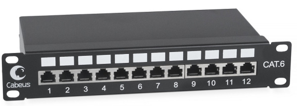 Изображение товара Патч-панель Cabeus PL-12-Cat.6 10"-SH-Krone