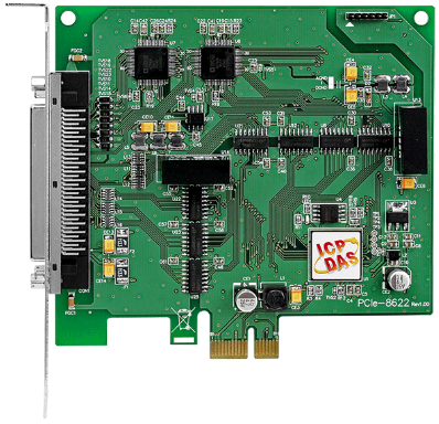 Изображение товара Плата ICP DAS PCIe-8622 для промышленной автоматизации широкий функционал