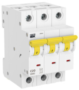 фото Автоматический выключатель IEK MI-M10N-3-C020