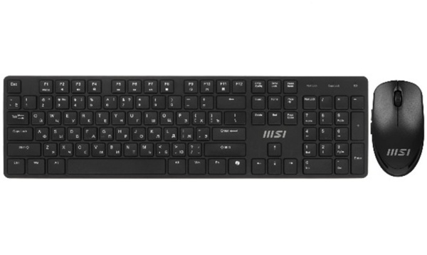Изображение товара Беспроводной набор клавиатуры и мыши MSI FORGE K200 W COMBO