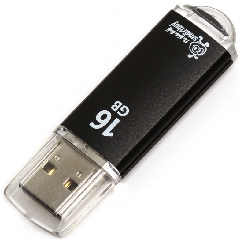 

Накопитель USB 2.0 16GB SmartBuy SB16GBVC-K V-Cut черный, SB16GBVC-K