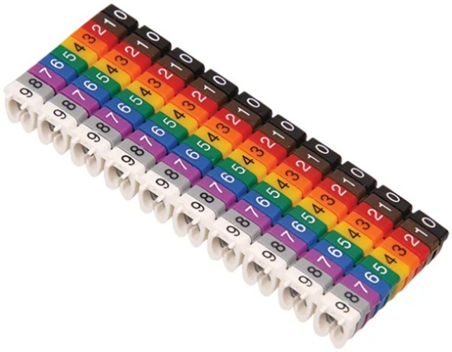 

Маркер IEK UMK01-02-8 МКН-8 серый 1.5мм.кв (1500шт), UMK01-02-8