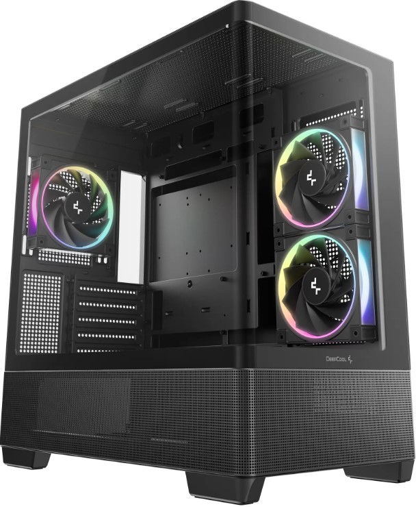 

Корпус mATX Deepcool CG380U 3F черный, без БП, CG380U 3F