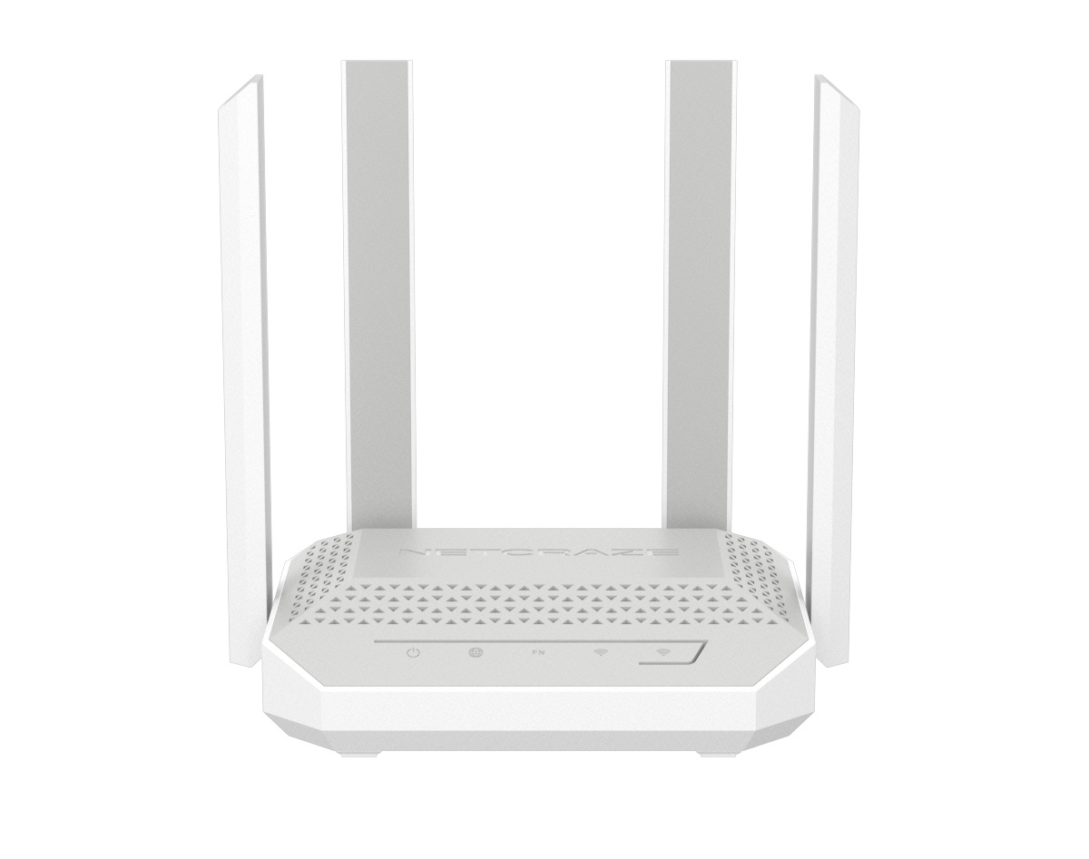 

Интернет-центр Netcraze Speedster DSL NC-2113 гигабитный с Mesh Wi-Fi 5 AС1200, 4-портовым Smart-коммутатором, портами DSL и USB, Speedster DSL