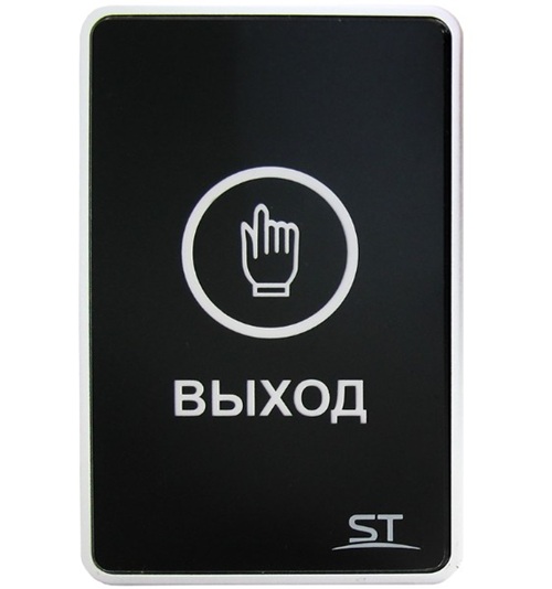 Кнопка выхода Space Technology ST-EXB-S01 (версия 2) сенсорная, коммутация ток/напряжение (макс.): 3А/ DC36V, DC12…24V, NO/NC/COM, накладная, -10 …+5