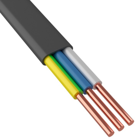 Изображение товара Кабель ККЗ 01-8273-2 ВВГ-Пнг-LS 3х4 мм2 660 В плоский силовой