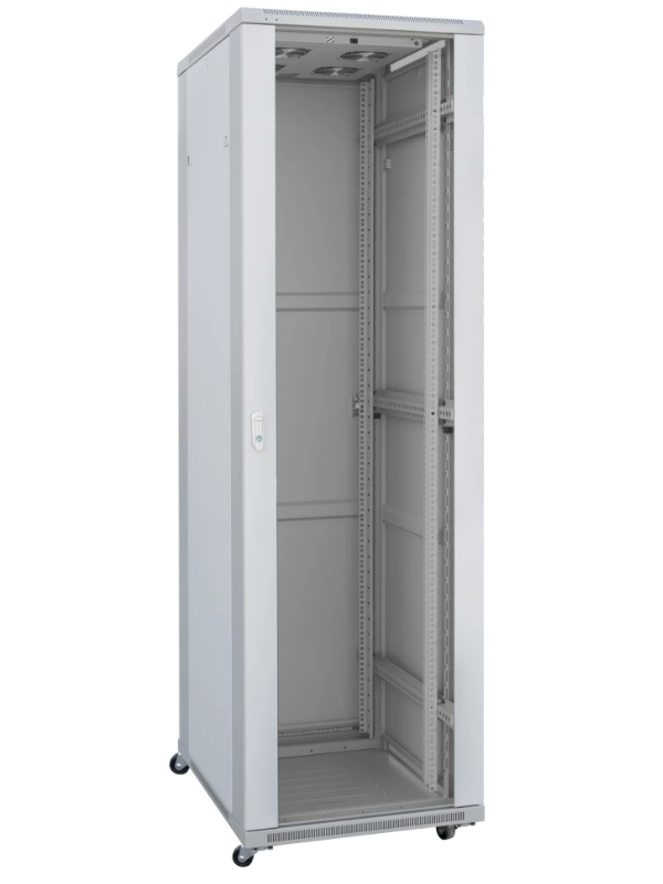 

Шкаф SNR SNR-TFC-426010-GS-G-SF телекоммуникационный напольный 42U 600x1000мм, серия TFC, SNR-TFC-426010-GS-G-SF