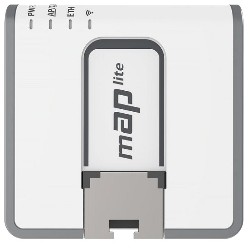 

Точка доступа Mikrotik RBmAPL-2nD MAP Lite Access Point (1 UTP 10/100Mbps, 802.11b/g/n,1xUSB,1.5dBi, RBmAPL-2nD