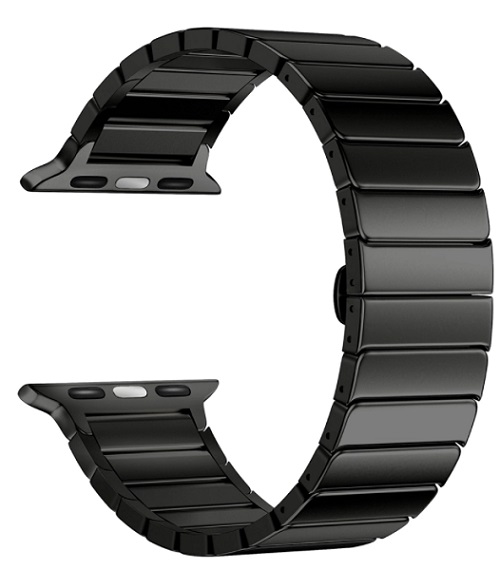 

Ремешок на руку Lyambda CANOPUS DS-APG-05-40-BL из нержавеющей стали для Apple Watch 38/40 mm black, CANOPUS