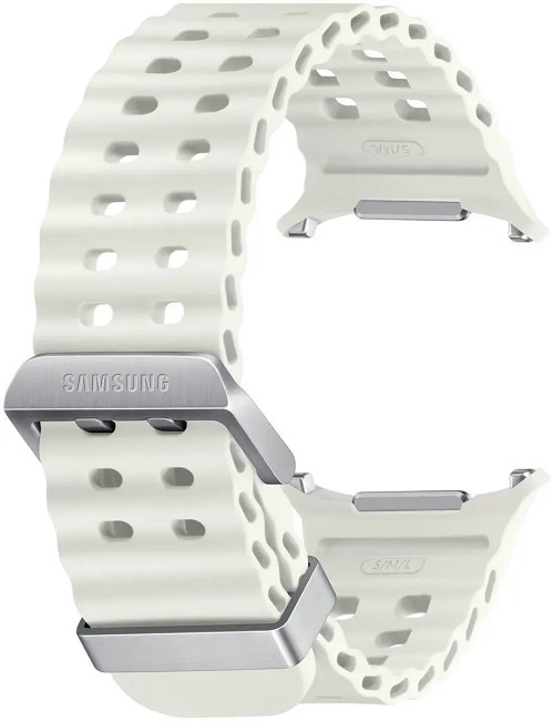 

Ремешок на руку Samsung Galaxy Watch ET-SNL70MWEGRU для Samsung Galaxy Watch Ultra, каучук, белый, Galaxy Watch