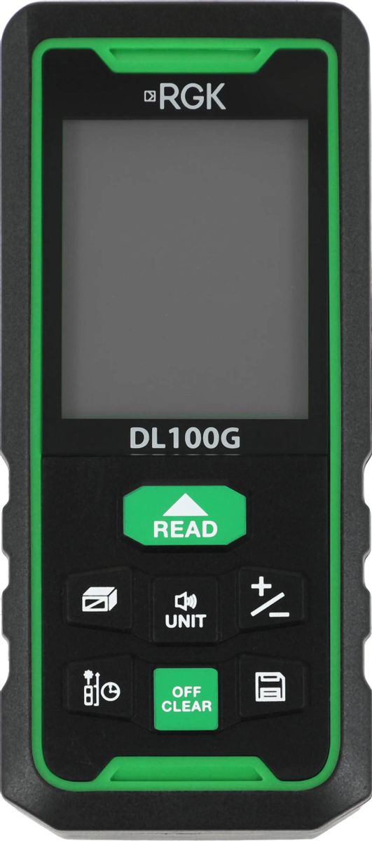 

Дальномер лазерный RGK DL100G C ПОВЕРКОЙ 755740 RGK зеленый луч с угломером, DL100G C ПОВЕРКОЙ