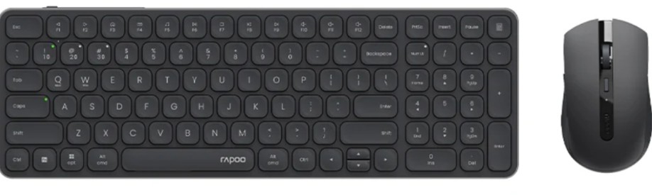 

Клавиатура и мышь Wireless Rapoo 9350S цвет - черный, 9350S