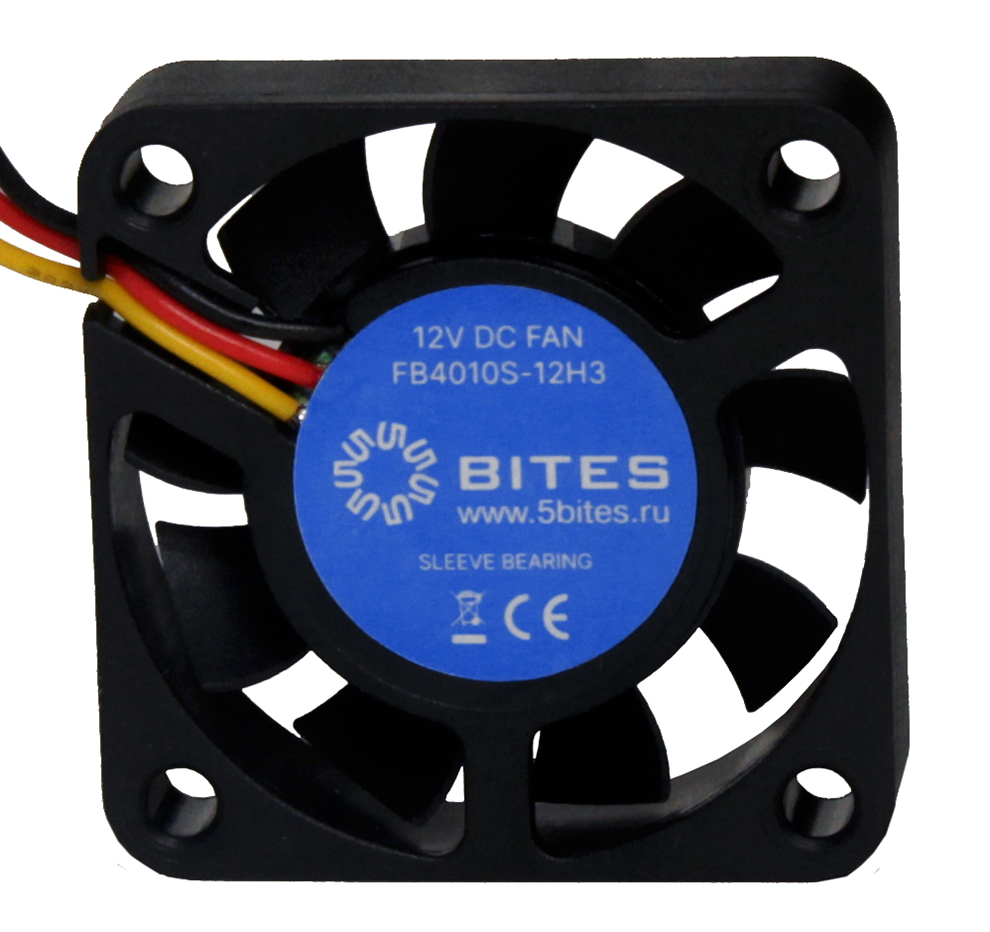 

Вентилятор 5bites FB4010S-12H3 40x40x10 SLEEVE 6000RPM 23dBa 3-Pin, FB4010S-12H3